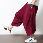 Loose Linen Low-crotch Bloomers