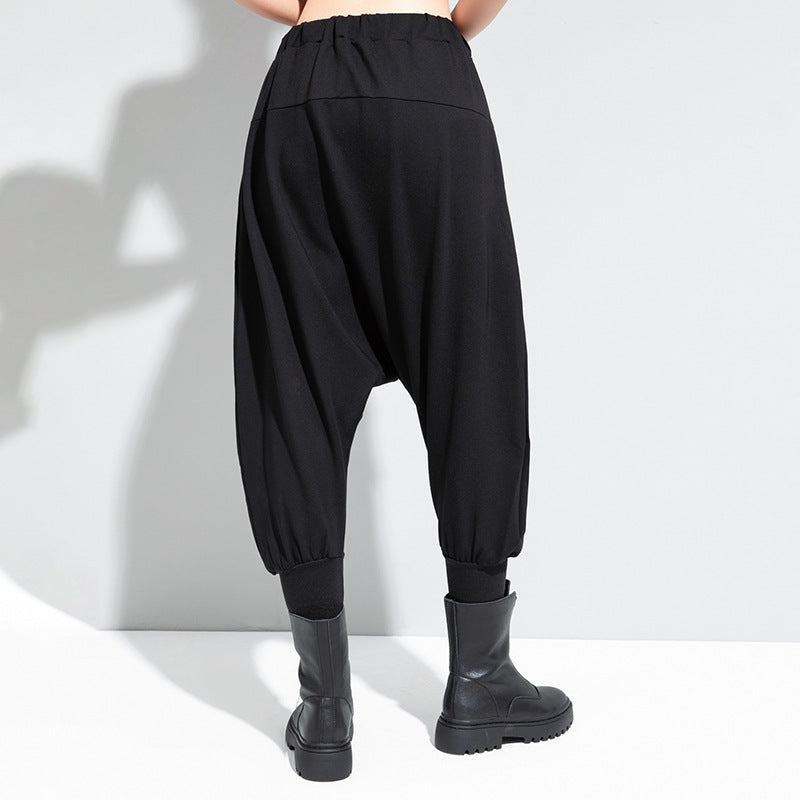 Women's Dark Harem Pants