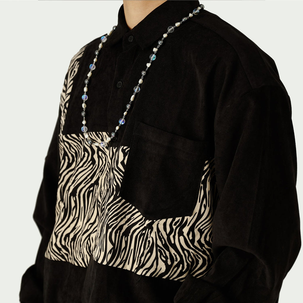 Stitching Loose Shirt