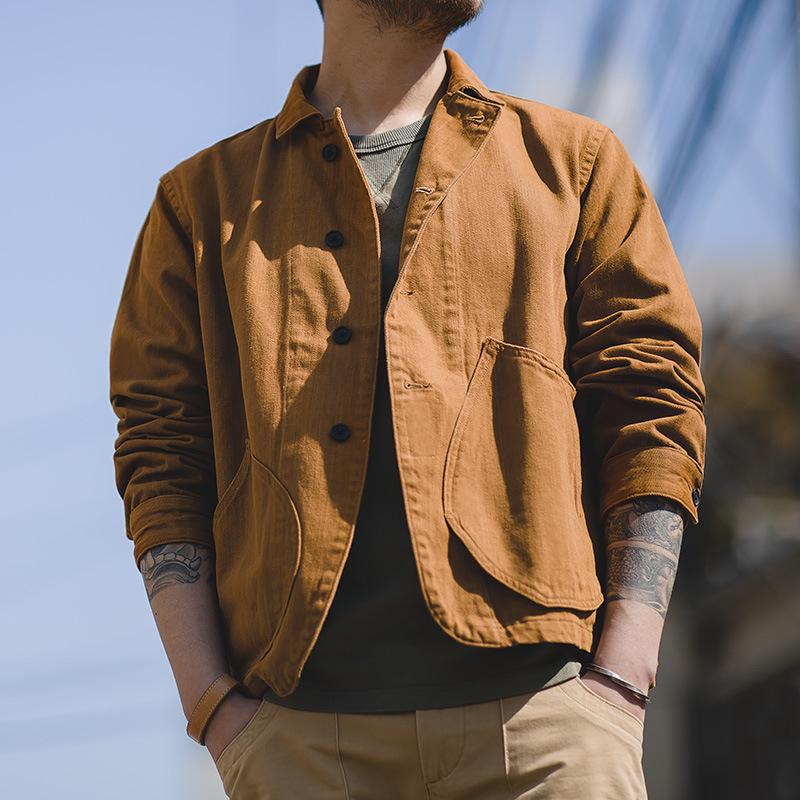 French Vintage Multi-pocket jacket