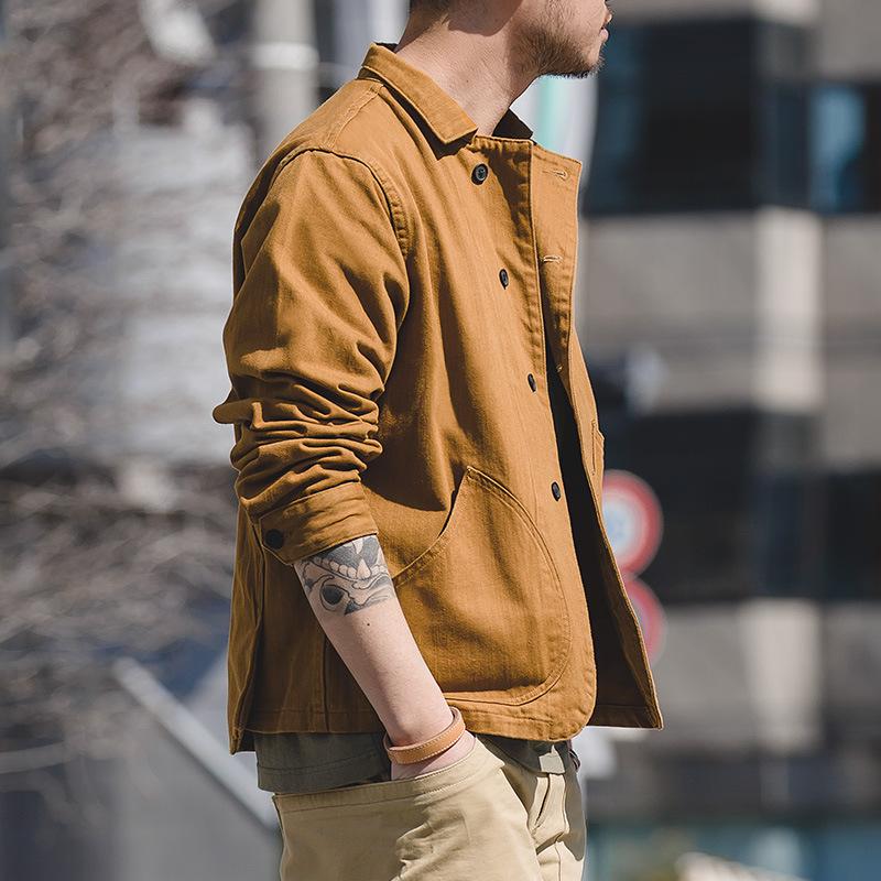 French Vintage Multi-pocket jacket