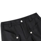 Button Loose Drape Vintage Casual Pants
