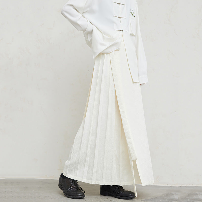 Dark Pattern Jacquard Horse Face Skirt