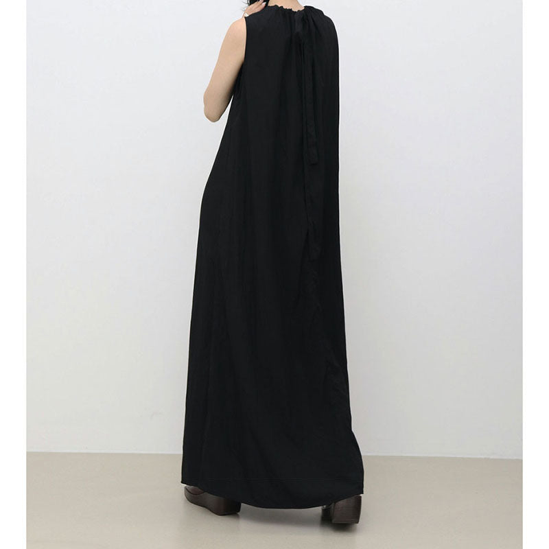 Wrinkled Sleeveless Dress