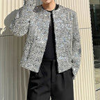 Sequined Stage Loose Short Jacket
