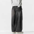 Loose Wide Big Pocket Straight Jeans