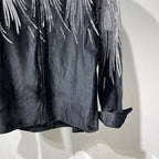 Embroidered Sequin Shirt