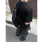 Retro Fake Two-Piece Loose Casual T-shirt