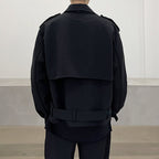 Button Black Jacket