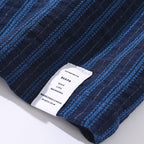 Japanese Retro Striped Loose Casual Work Shirt