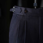 Vintage Paris Button Drape Business Pants