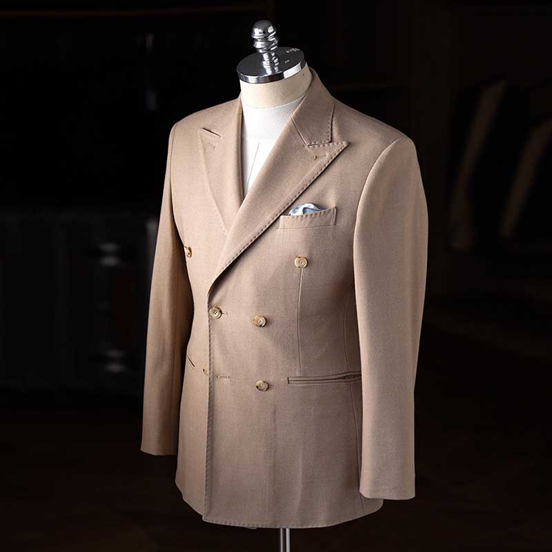 Italian Double-breasted Casual Business Suit