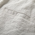 Textured Japanese Style Lapel Polo Shirt