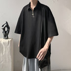 American Loose Casual Polo Shirt