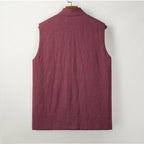 Winter Retro Thickened Stand Collar Vest