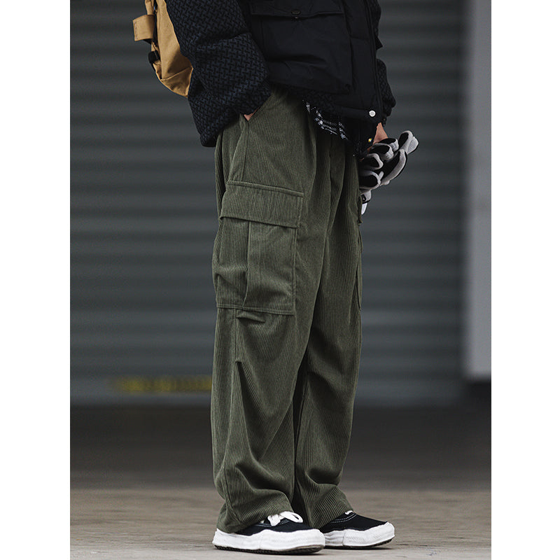 Winter Corduroy Casual Wide-leg Pants