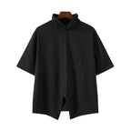 Slit Retro Quarter Sleeve T-shirt