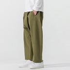 Retro Low Crotch Casual Loose Straight Wide Leg Pants