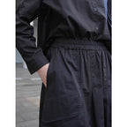 Dark layered pocket skirt