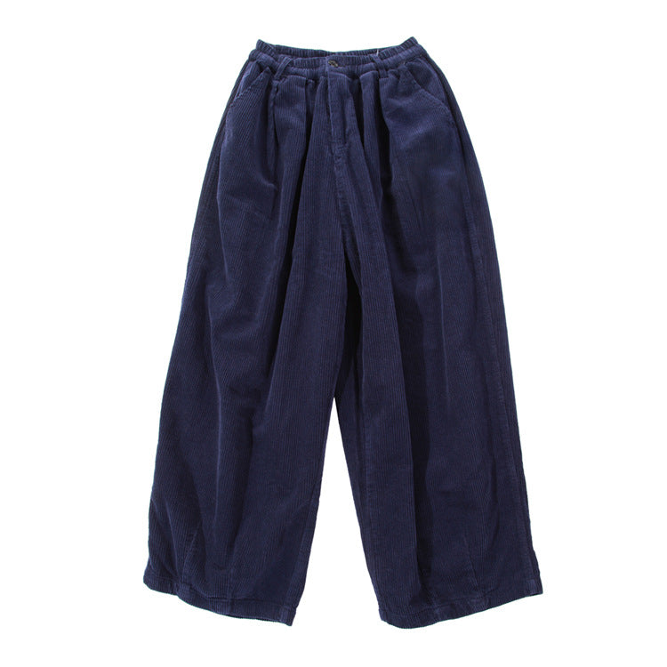 Vintage Loose Corduroy Wide Leg Slacks