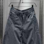 Vintage Wide Leg Scimitar Stripe Pants