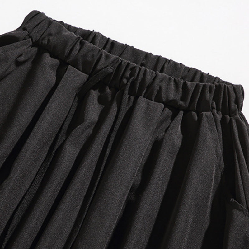 Loose Embroidered Irregular Culottes