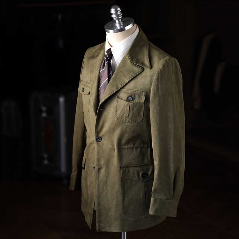 Italian Vintage Faux Suede Casual Slim Jacket