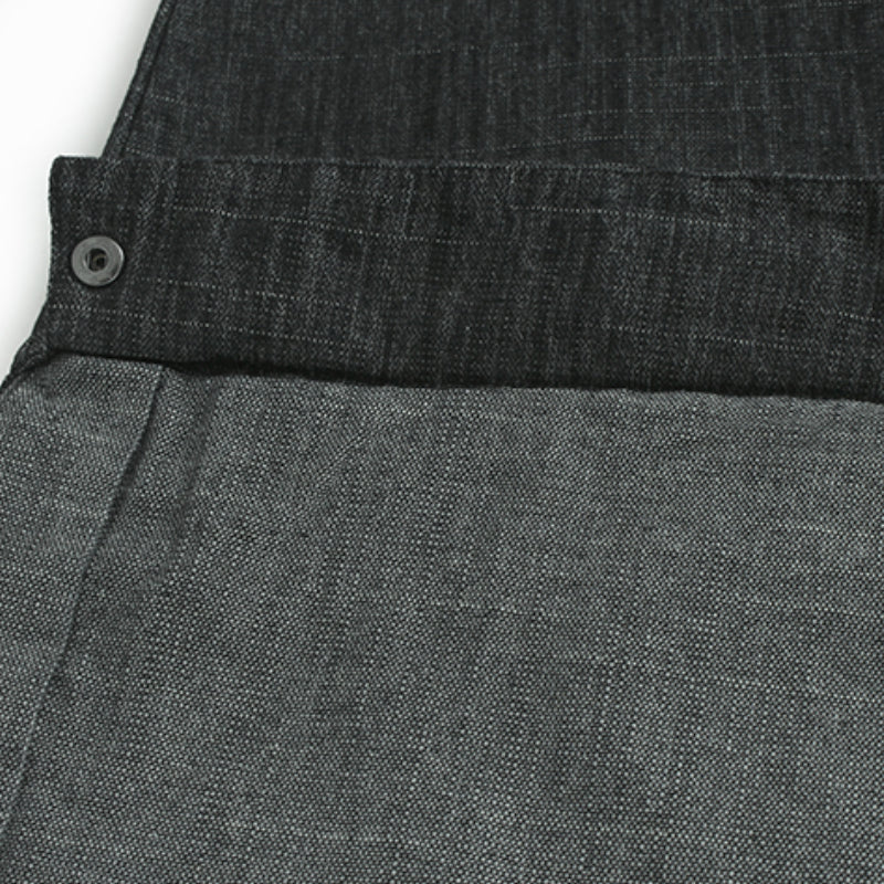 Square Neck Raw Edge Denim Vest Patchwork Jeans Two-Piece Set