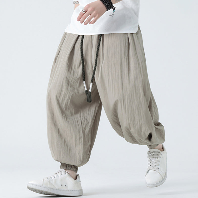 Loose Draped Cuff Bloomers