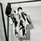 Graffiti Print Loose Casual Shirt