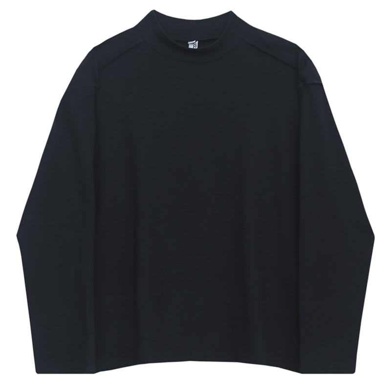 Dark Art Pullover Stand Collar Sweater