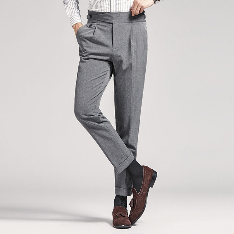 High Waist Slim Fit Naples Trousers