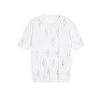 Diamond Ripped Short Sleeve T-Shirt