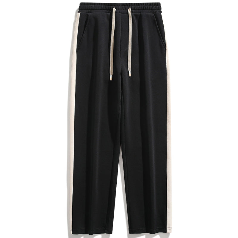 Striped Straight Loose Wide-leg Casual Pants