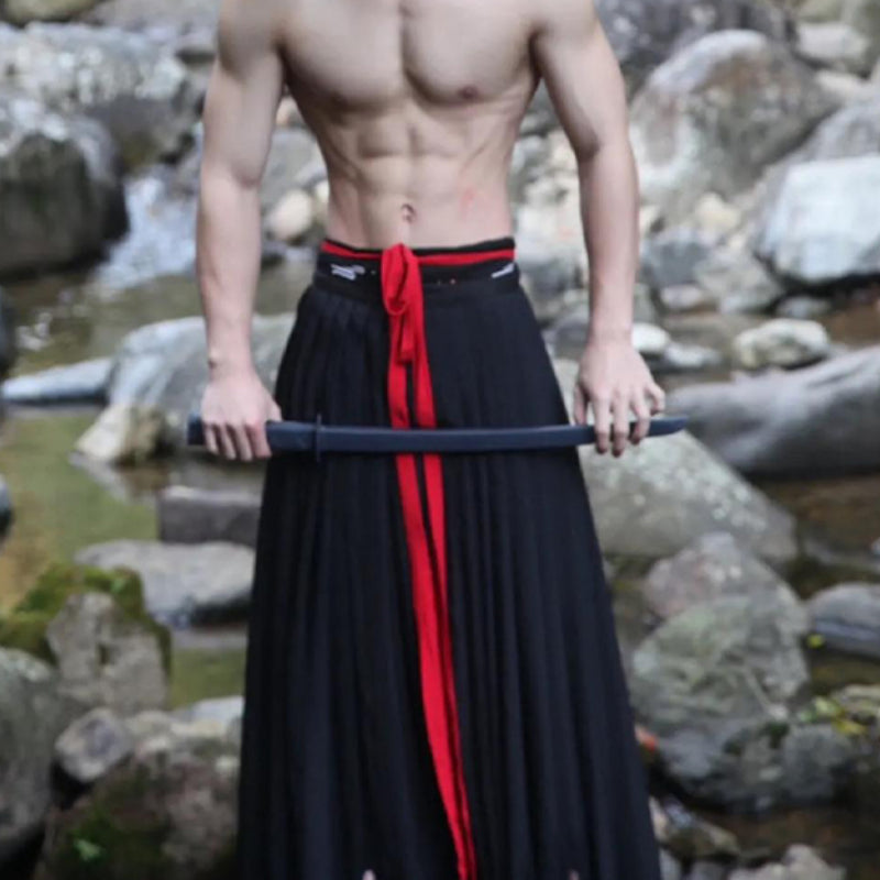 Black Horse-faced Skirt Martial Arts Skirt Pants