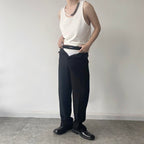 Metal Chain Decoration Camisole Vest