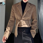 Short Waistband Suit Coat