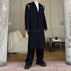Deconstructed Multi-zip Detachable Trench Coat
