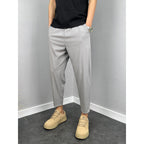 Summer Ultra-thin Nine-point Breathable Casual Pants