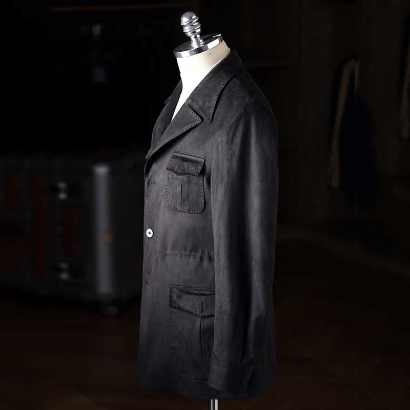 Italian Vintage Faux Suede Casual Slim Jacket