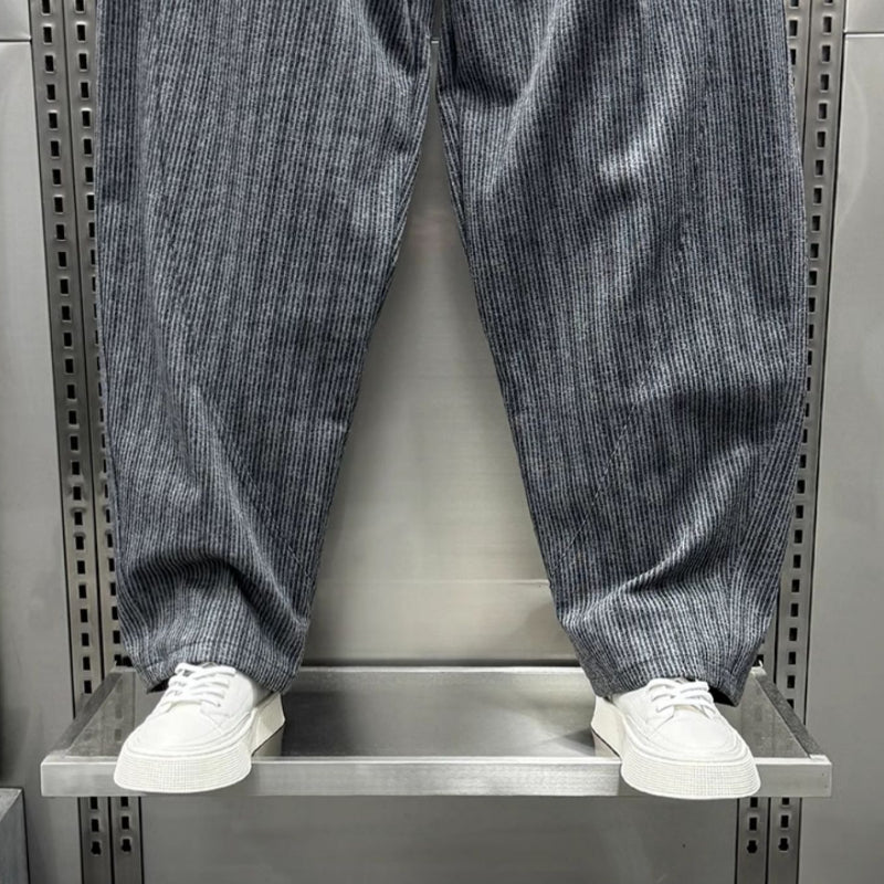 Vintage Wide Leg Scimitar Stripe Pants