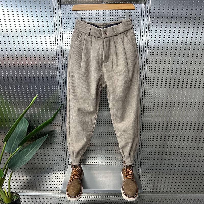 Winter Corduroy Casual Slim-fit Loose Harem Pants