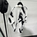 Graffiti Print Loose Casual Shirt