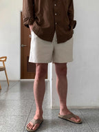 Linen Casual Beach Shorts