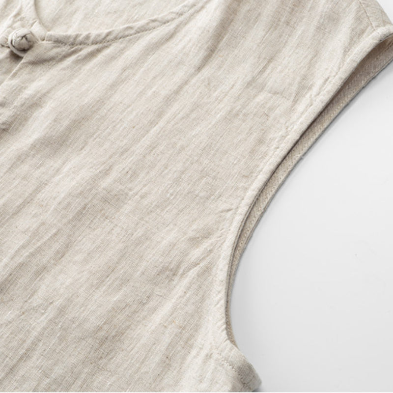 Summer Vest Buttoned Vest