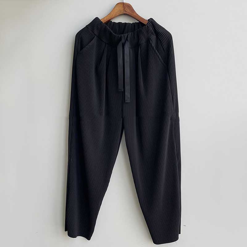 Japanese Casual Drape Wide-leg Trousers