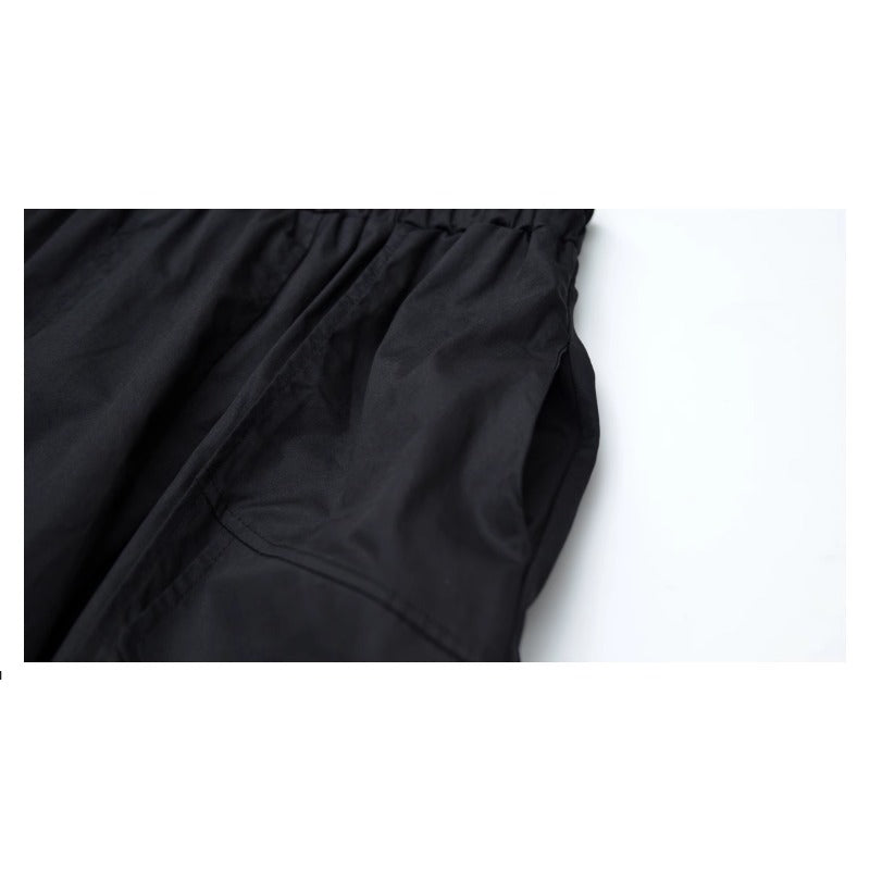 Dark layered pocket skirt