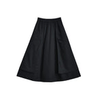 Dark layered pocket skirt