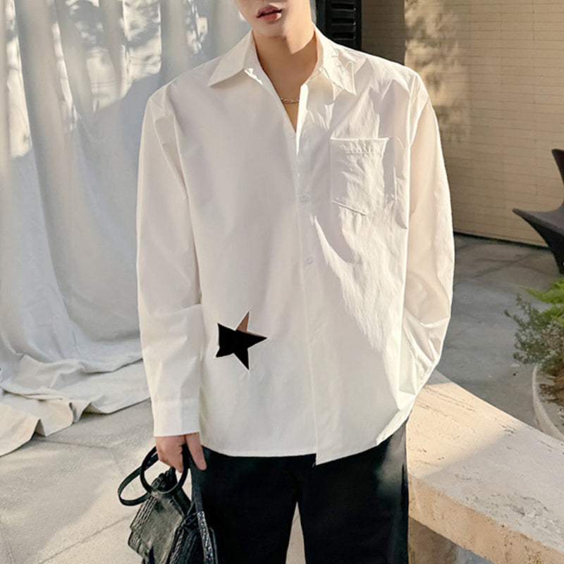 Loose Star Cut Casual Shirt