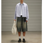 Vintage Pocket Loose Long Sleeve Shirt